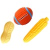 YIKANGHENG Interactive Cat Toys, 3 Pcs PVC Peanut, Corn and