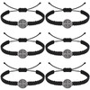 MESARCH 6 Pieces Religious Protection Bracelet Catholic Virgen De Guadalupe