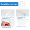(5packs) Full Face Protector Shield Visor with Glasses Frame Light