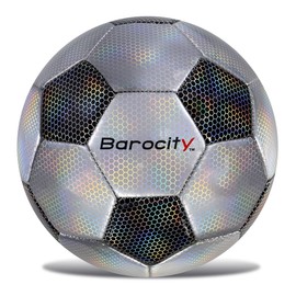 Barocity Classic Black & Silver Soccer Ball Size 5