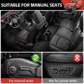Utiiy Metal Front Door Storage Box Pockets for 2018-2025 Jeep Wrangler JL JLU 4XE/Gladiator JT 4 Door Insert Bags Molle Panel Organizer for Jeep JL&JT Interior Accessories 4PCS(Front+Rear, For JL/JT)