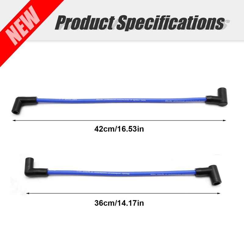 584919 V4 Ignition Spark Plug Wire Set 60 deg Replacement