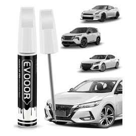 Touch Up Paint Compatible with Nissan Exact Match 2 in 1 Touch up Paint for Chips and Nicks Repair (Cloud White/Fresh Powder(QM1) Compatible with 200SX/Altima/Cube/Frontier/Kicks/Micra/NV/NV200/Pathfinder/Pickup/Sentra/Versa/Versa-Note/Xterra)