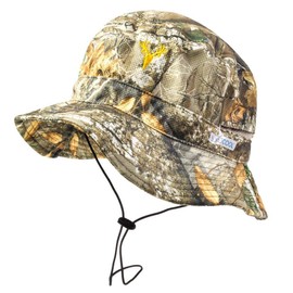 BUILTCOOL Men’s Camo Bucket Hat - Boonie Cap for Fishing, Hunting, Camping, and Kayaking