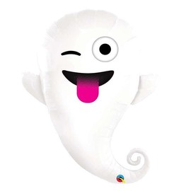 34" Emoticon Ghost Helium Shape