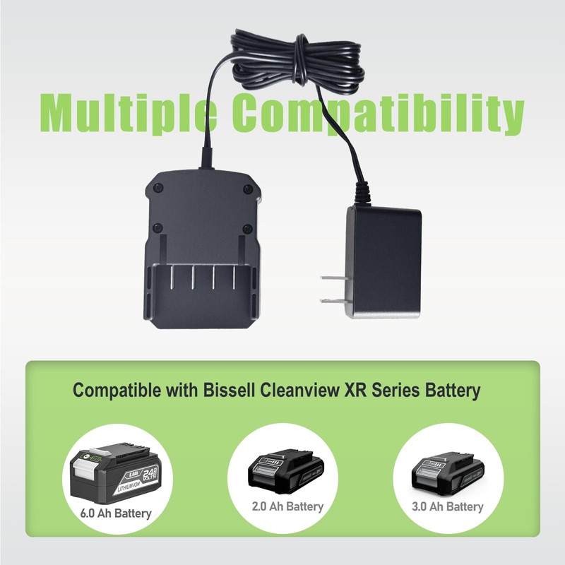 Remate Charger Compatible with Bissell Cleanview XR Series Stick Vacuum