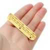 PATIKIL 4pcs Small Piano Hinges 2.6" x 0.6" Mini 90