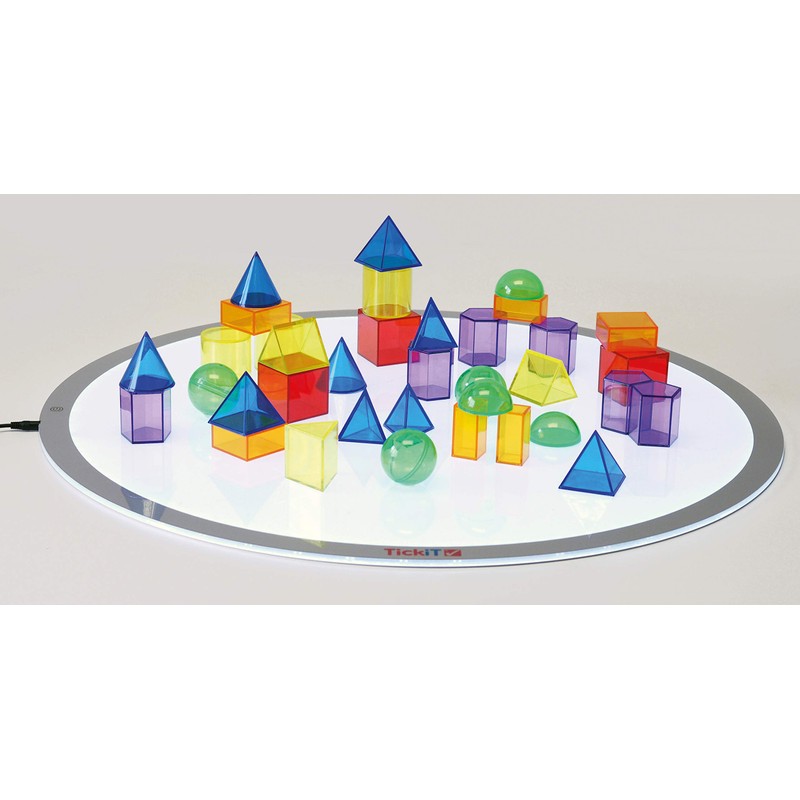 TickiT 9241 Translucent Geometric Shapes (Pack of 36)