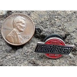 Chicago & Northwestern Railway railroad rail road train Hat Pin Tie Tack Lapel
