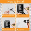 Key Safe Wall Mounted with Screwdriver, key lock box outdoor,