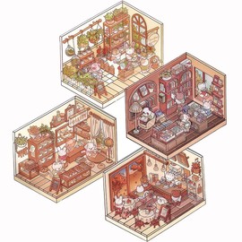 moin 2504sl356 Stickers Shop Retro 4 Types