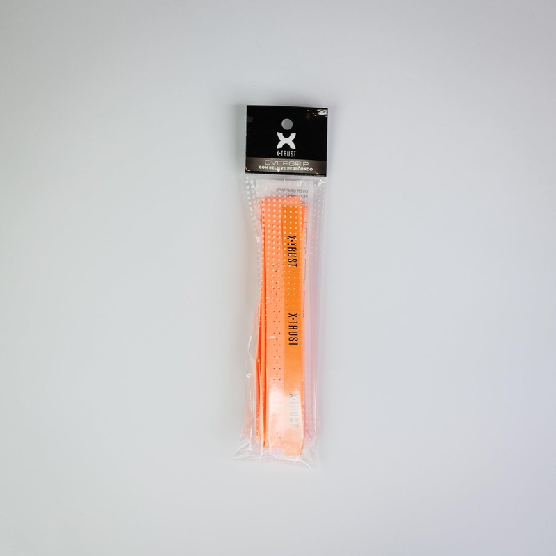 X-Trust Pro Overgrip Orange with Perforated Texture – Maximum Control