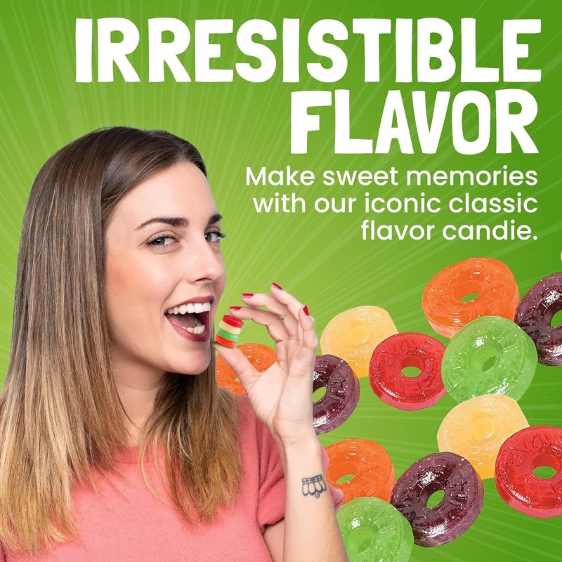 Life Savers 5 Flavors, Assorted Fruit Flavored, Bulk Hard Candy