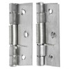 2Pcs Self Closing Spring Hinges Stainless Steel Spring Door Internal