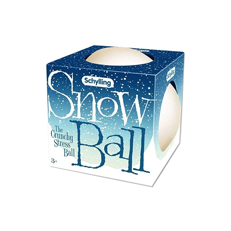 Schylling Snow Ball (NeeDoh) Crunchy, Squishy, Squeezy, Stretchy Stress Balls