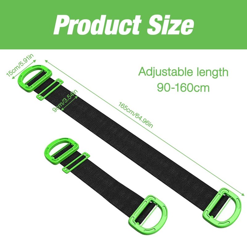 Mineup 2 Pack Adjustable Lifting Moving Straps, Single or Multi-Person