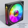 120mm ARGB PWM Case Fan 800 to 2000RPM 4pin PWM
