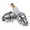 bowarepro 2Pcs L7T Spark Plug for 2 Stroke Strimmer Chainsaw