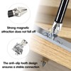 YGCQFH 10PCS Cross Magnetic Screwdriver Drill Bits Set (100mm/4 Inch),