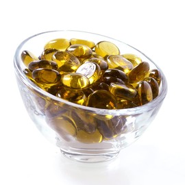 KINGOU Flat Glass Gems/Marbles/Stones/Beads for Vase Filler, Table Scatter, Games - 1 Lbs (17-19mm, Approx. 3/4") (Yellow, Standard)