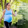 Pregnancy Water Bottle Tracker - 32 ounce Stainless Steel -