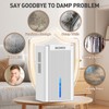 Dehumidifier,95OZ Dehumidifier for Home 1000 Sq.Ft - Quiet with Auto