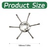 fKiZanthene 1 Pcs Steel Wire Strimmer Head, Durable Strimmer Head,