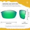 AOZAN ANSI Z87.1 Replacement Lenses For Oakley Flak Jacket OO9008