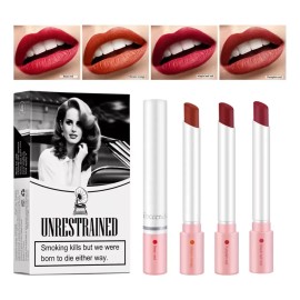 Set De Barra De Labios Mate De Larga Duración 4 Piezas