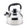 Yoshikawa Wide Clean Wide-Mouth Whistle Kettle, 2.6L (91.2 oz), Stainless