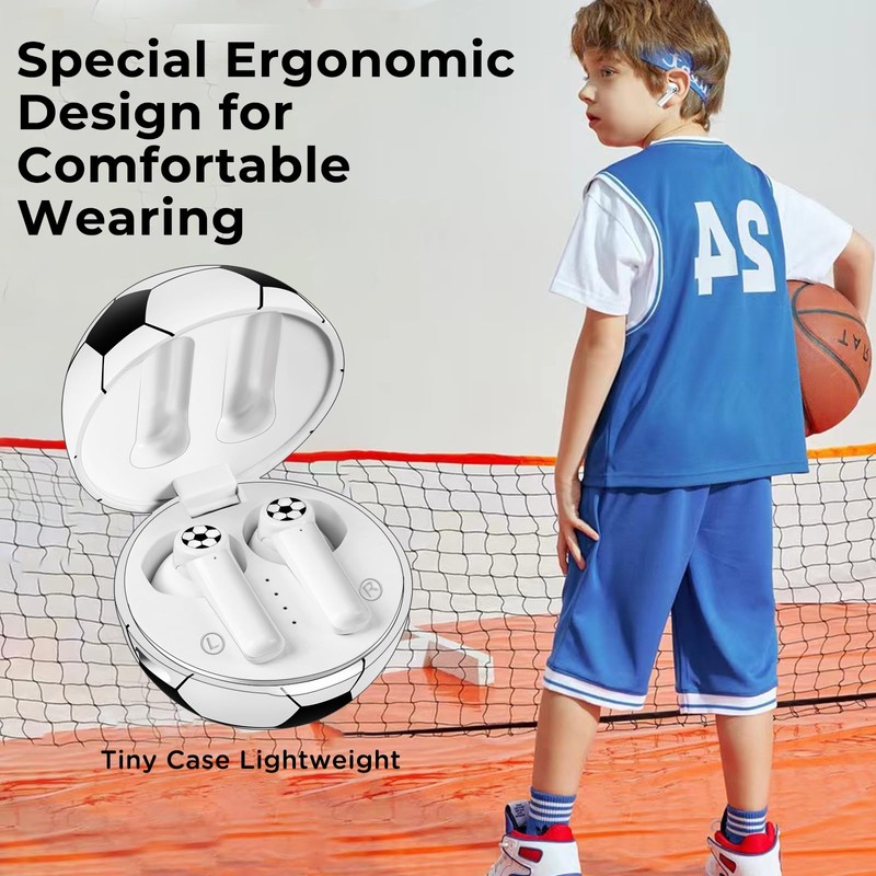 Jekarsy Noise Cancelling Football Earbuds with 40Hrs Playtime, Comfortable Fit