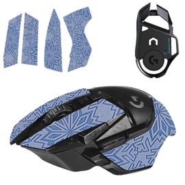 KONXISA For Logicool G502 Mouse Grip Tape (Set of 1) + Mouse Feet (1 Piece) Gaming Mouse Anti-Slip Tape Ultra Thin Super Absorbent Anti Slip Tape Gaming Mouse Replacement Feet Round Edge Heavy Duty