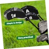 Kisangel 10pcs Golf Club Headcovers Magnetic Putter Covers Neoprene Golfing