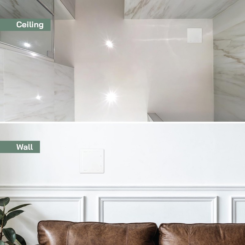 Vent Systems 6'' x 6'' Inch White Metal Access Panel