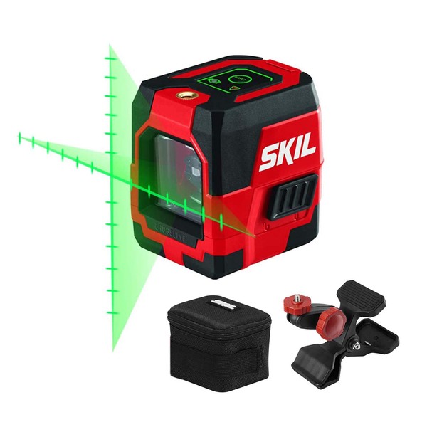 SKIL Self-Leveling Green Cross Line Laser with Projected Measuring Marks