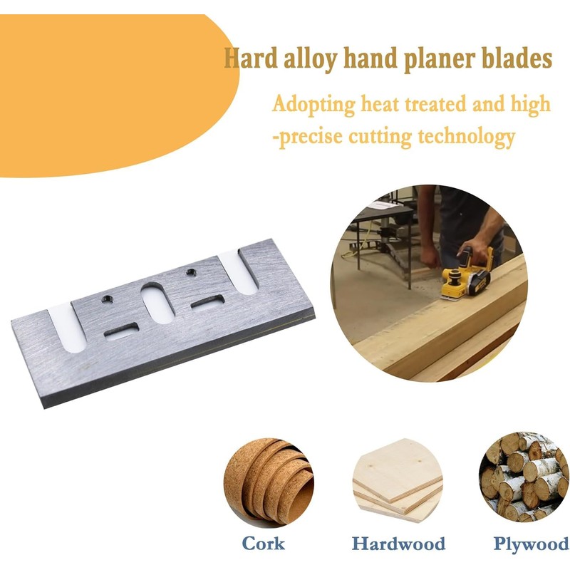 3-1/4 Carbide Tipped Planer Blades Knives 82mm for Planer 1900B