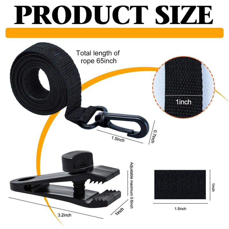 18Pcs Upgraded Pool Solar Cover Reel Straps Pool Cover Reel