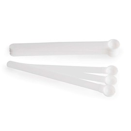 Phasuk .15cc Mini Plastic Scoop Mixing Measuring Spoons Tiny Small 1/32 teaspoon .15ml (15 Scoops)