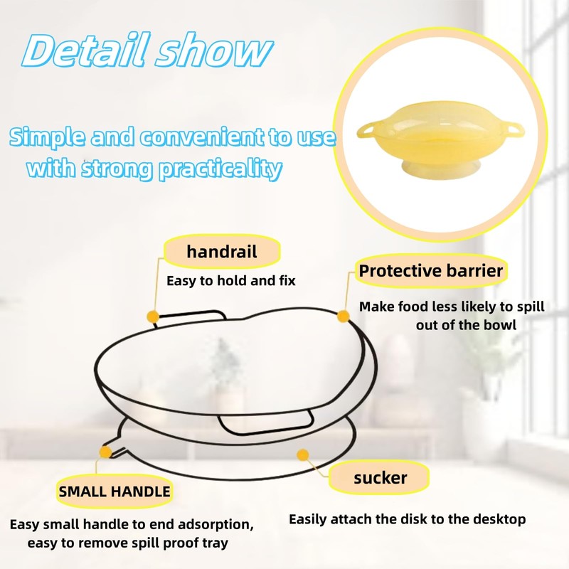 DEEYOTA Adaptive Utensils,Scoop Plate,Gadgets for Parkinson's Patients,Parkinsons Aids for Living