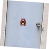 ORFOFE Brass Wood Bear Doorbell Magnetic Chime Entryway Bell Attractive
