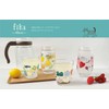 Decorle GS-38035 FIKA Glass, S, Berry, Approx. φ3.1 x 3.8