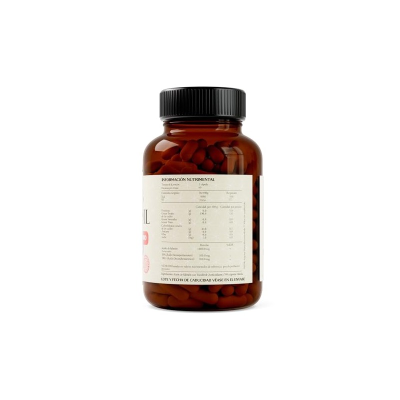 OMEGA 3 Solasta Cápsulas de 1000mg de Fácil Absorción Ingredientes