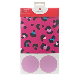 Pink Leopard Print Gift Wrap Pack Contains 2 Sheets & Tags Wrapping Paper 689185