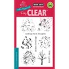 Hero Arts CL886 Color Layering Fall Trees Design Stamp