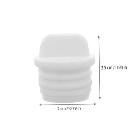 Baluue 6pcs Mop Bucket Drain Replacement Stoppers for Bathtub Kitchen Bathroom and Laundry Sink Water Tub Covers Fit and Construction