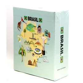 World By Shotglass Brazil Embossed Photo Album 100 Photos / 4x6
