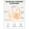 Ninee Womens Wireless Bras No Underwire Tshirt Bras Supportive Seamless