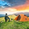 Waterproof 4 Season 2 Person Camping Tent with Footprint,Lightweight Backpacking