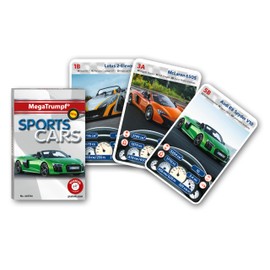 Piatnik 10.751,8 cm Mega Trumpf – Sports Cars Quartetto Gioco