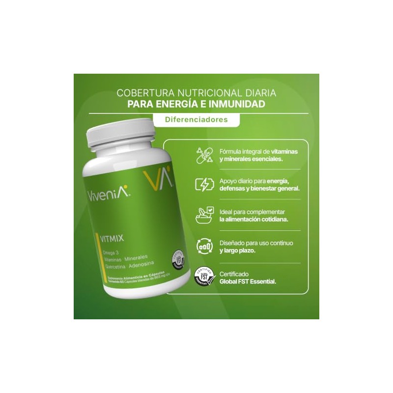 Multivitamínico Vitmix con Omega 3